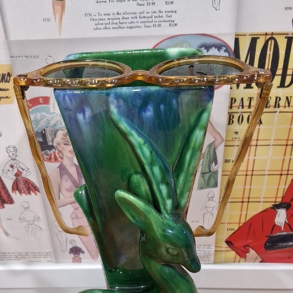 🔥 3/$30 🔥CABANA 60s Vintage Sunglasses /Green Lens - Picture 2 of 4